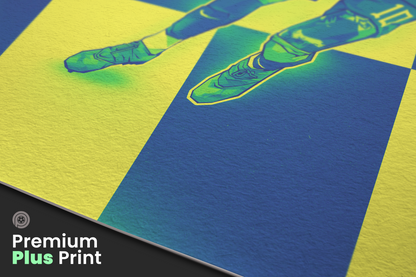 Neymar Jr Sections Art Print