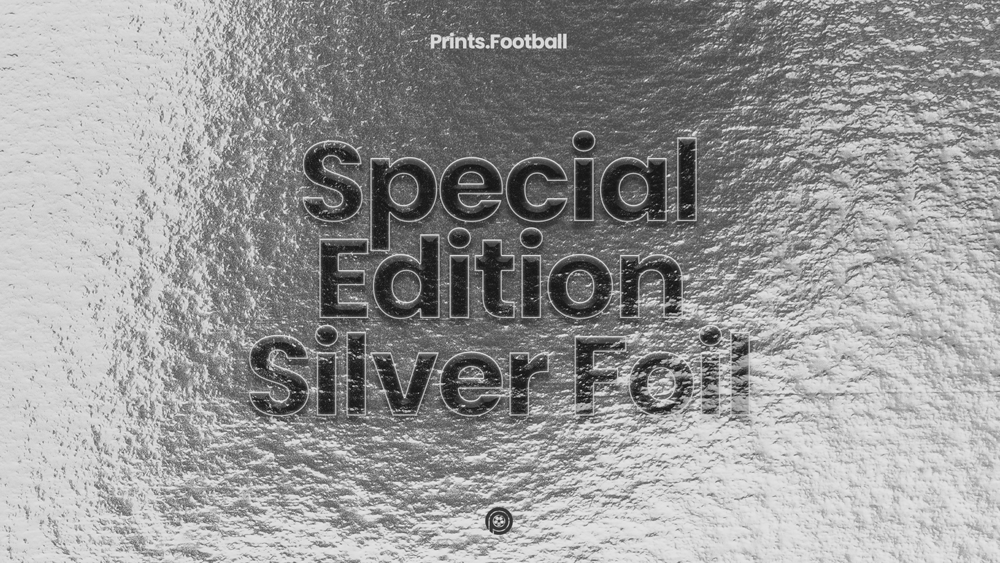 Bruno Fernandes Special Edition Silver Foil Sections Art Print